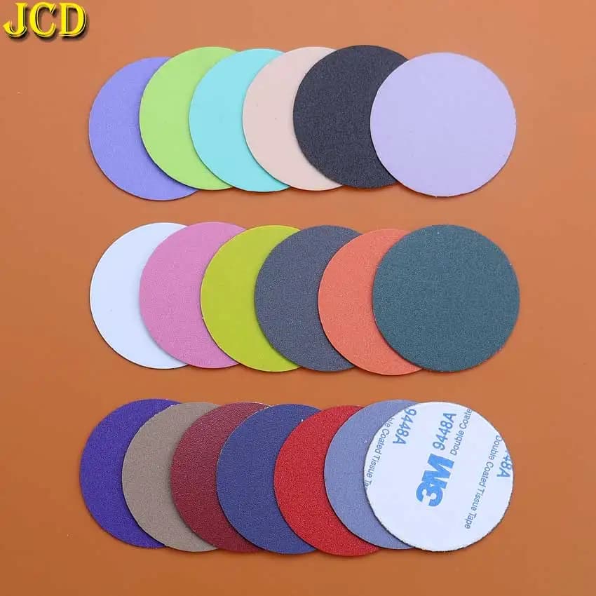 JCD 2 pezzi 38 mm piastra metallica magnetica per supporto magnetico per telefono cellulare per auto supporto adesivo universale in lamiera di ferro