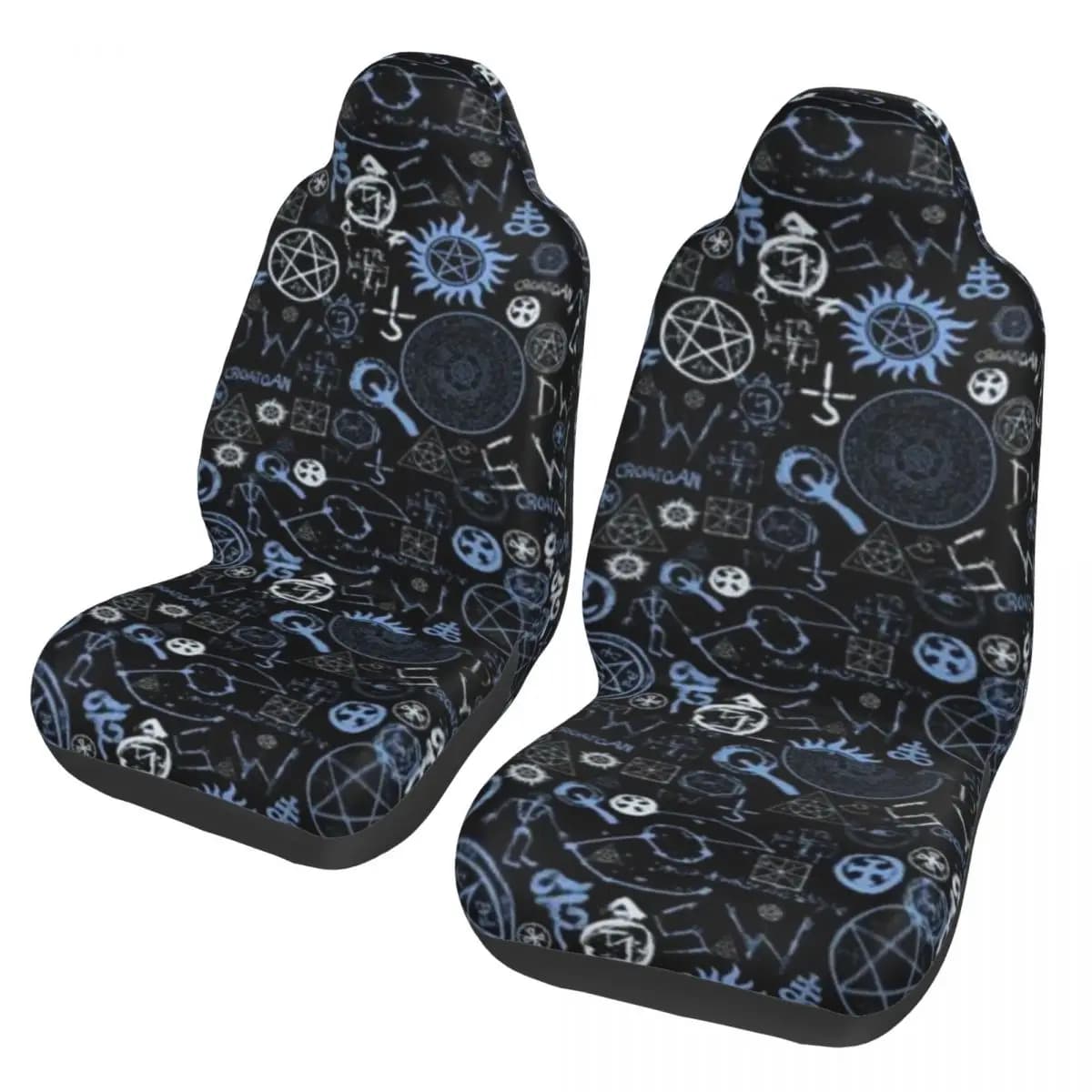 Universal Car Seat Cover with Natural Symbol Reason, Fabric Seat Cover for All Seasons