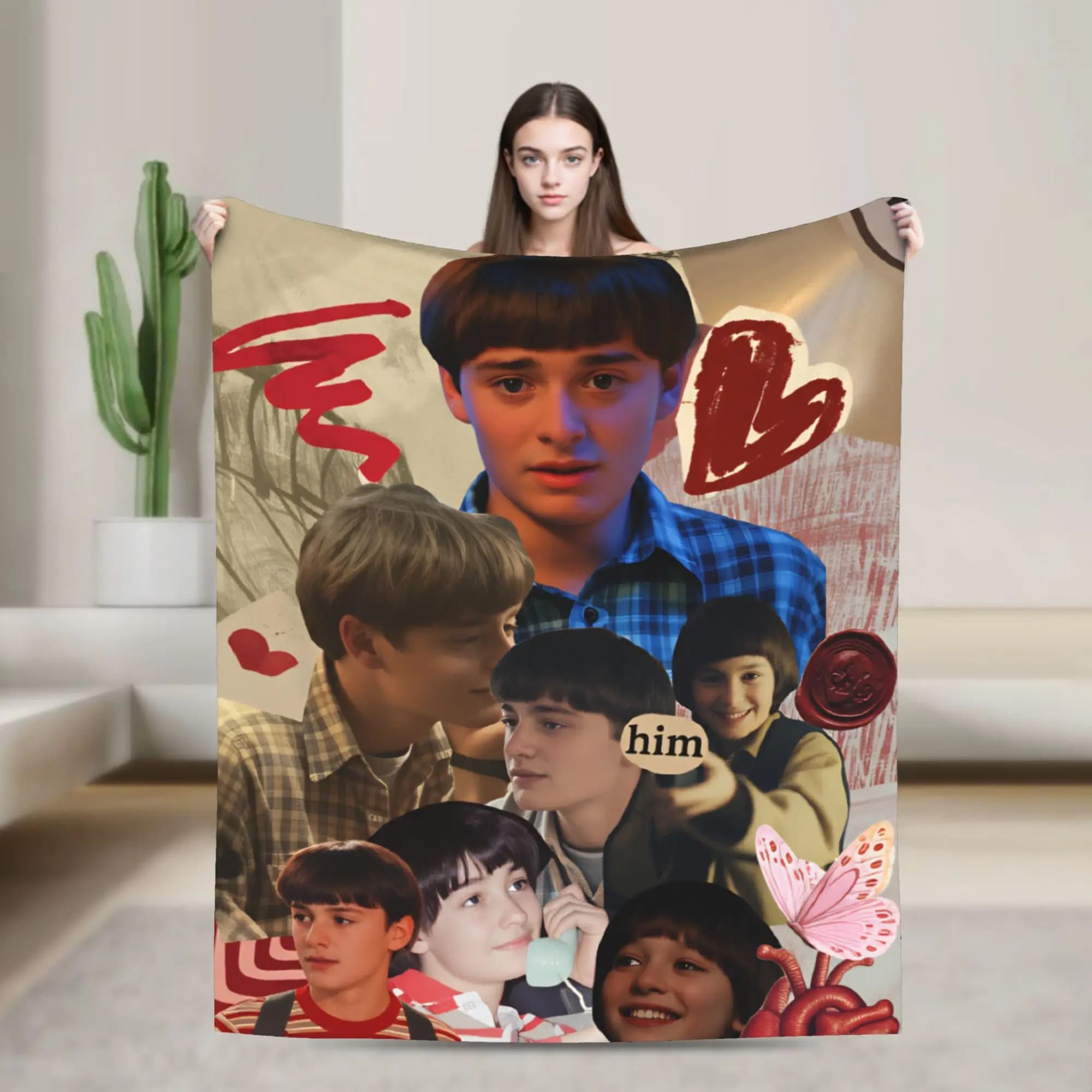 Will Byers Super Soft Blanket Decorative Plush Bedding Throws Comfortable Couch Chair Flannel Bedspread Sofa Bed Cover