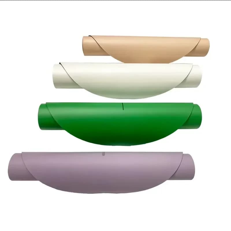 Customization Color 4mm 5mm Pu Non Slip Pu Yoga Mat Custom Gym Natural Rubber Oval Yoga Mat