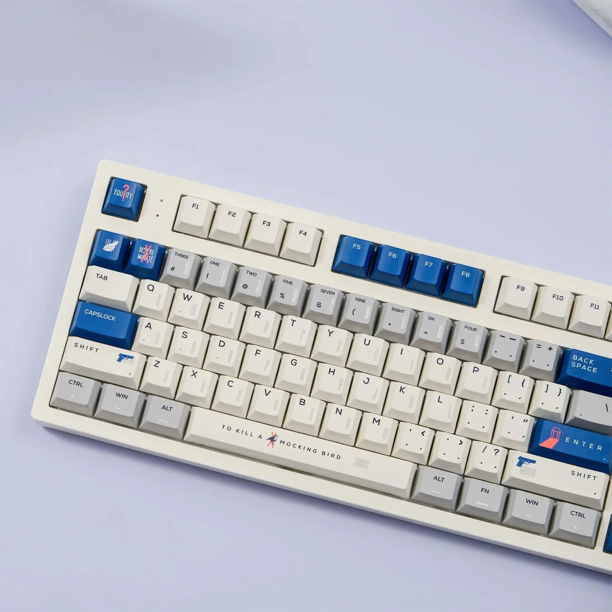 GMK Bluebird Set di copritasti 151 tasti Materiale PBT Profilo Cherry per tastiera meccanica MX Switch 61/64/68/75/84/87/96/98/104