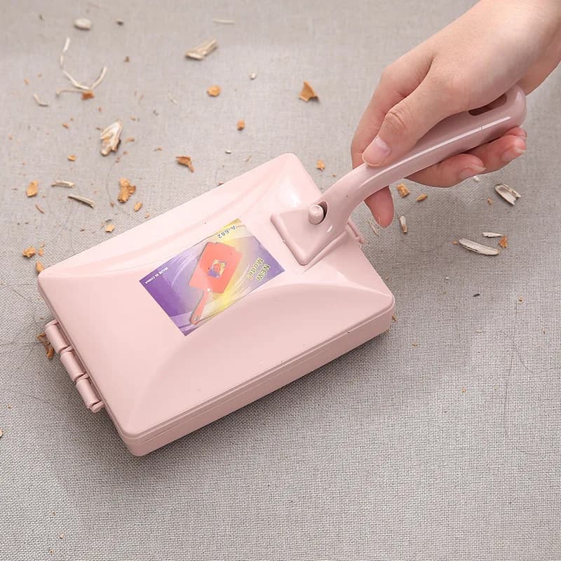 Long Handle Double Roller Lint Remover Brush Static Cleaning Brush for Carpet Sofa Bed Hair Removal