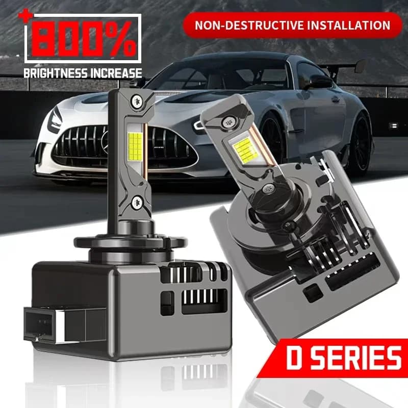 2PCS D1S D2S D3S D4S D5S D8S Headlight LED Bulb 300W 30000LM Xenon Replacement Lights Super Bright Conversion Kit for Plug&Play