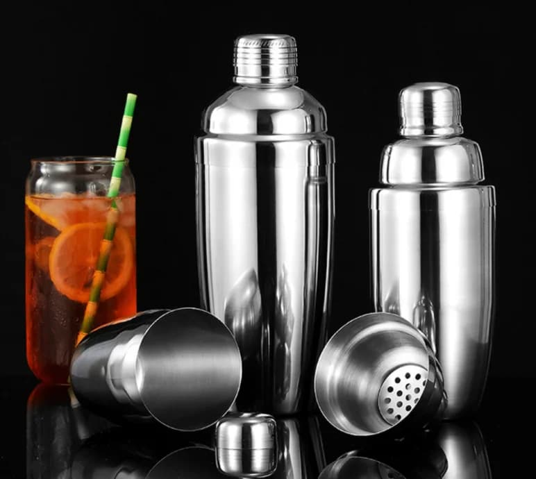 550ml / 750ml Acciaio inossidabile Sherk Cup Mixer Bar Shaker Mixer Accessori Shaker Bar Utensili