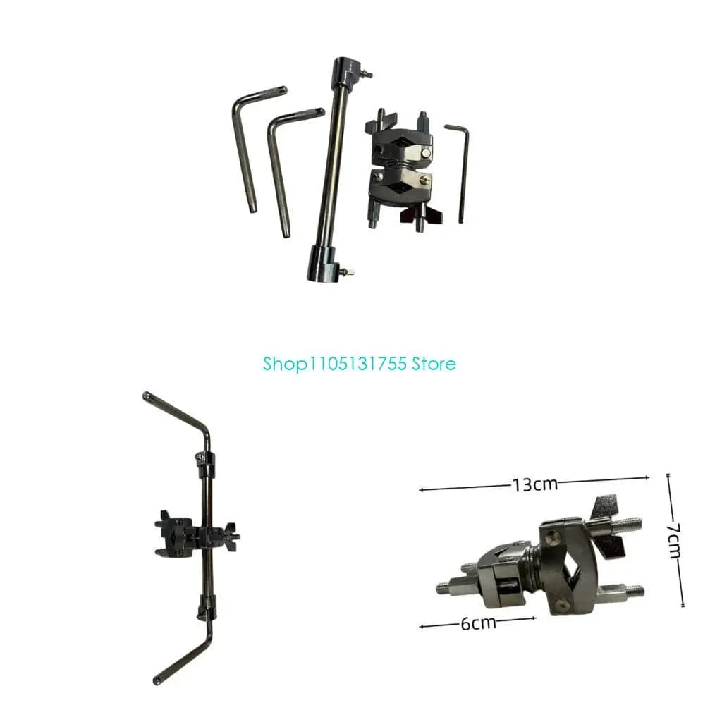 K0EF Morsetto per piatti per tamburo inclinabile angolazione multipla a forma U Accessorio per tamburo protezione in in