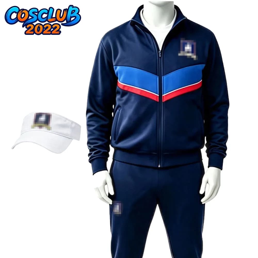Fancy Cosplay Ted Costume TV Lasso Role Play Top Pants Hat Carnival Man Adult Outfits Halloween Suit Sportswear Party Clothing