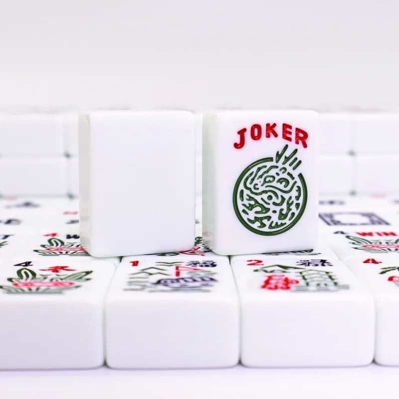 30mm American Mahjong Tiles, Western Style Mahjong Set, Gift Collection