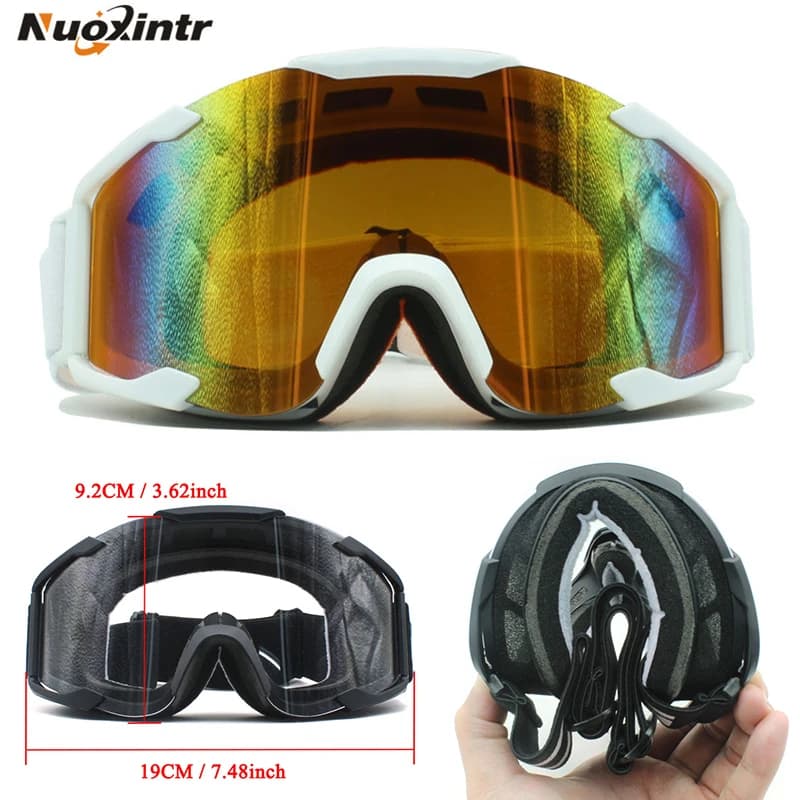 Moto per occhiali da esterno Sport da sci Gafas Off Road Racing MX Protezione casco fuoristrada Stile classico