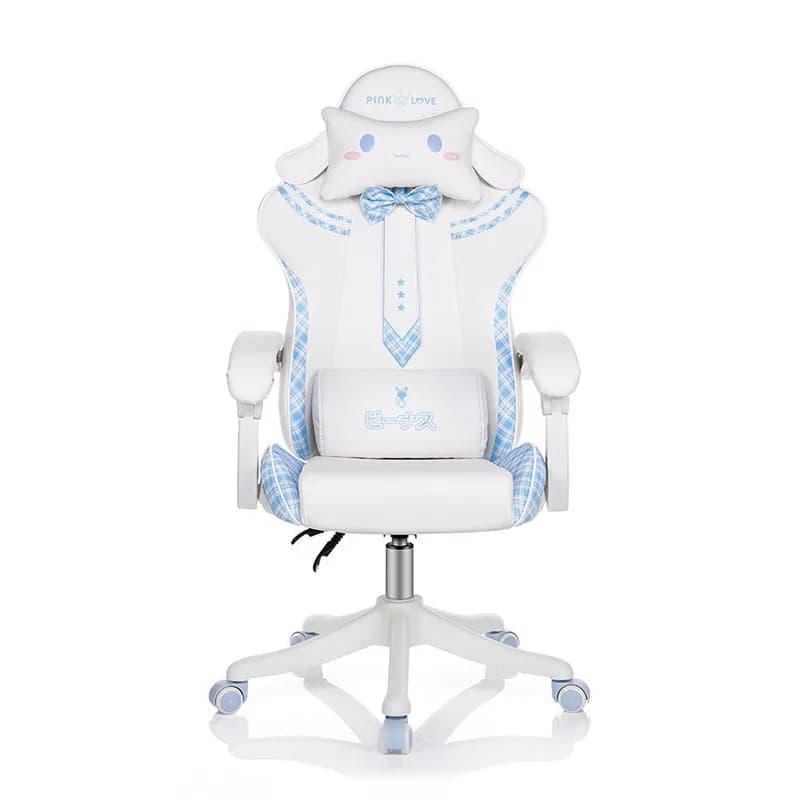 Vendita calda JK Sedia da gioco Carino Rosa Ragazza giapponese Aggiornabile Rotary Nг namazые Cтуль Studente Home Office Bracciolo fisso Arco