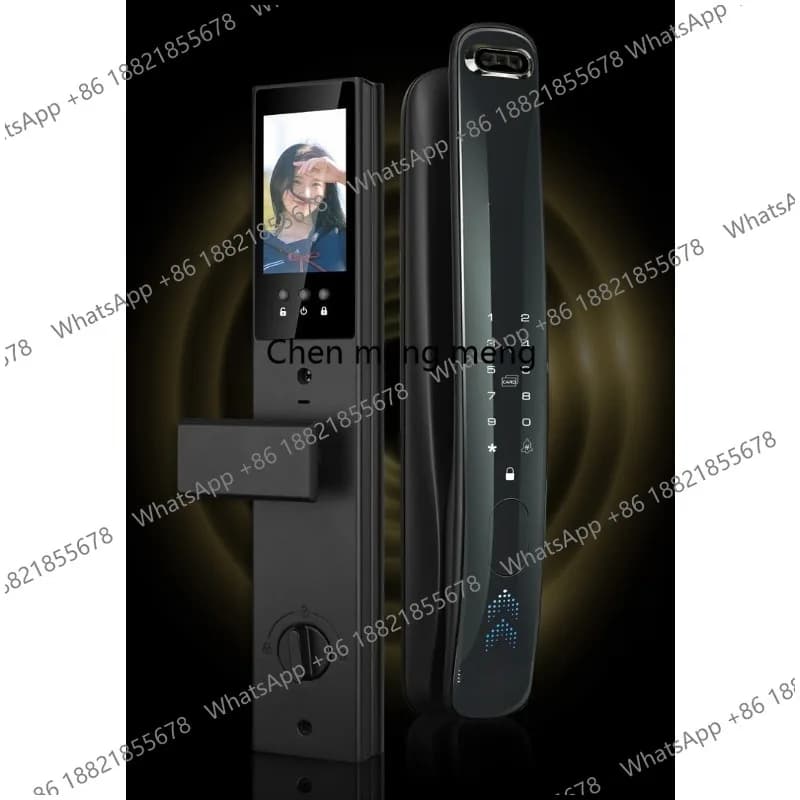 Videocitofono con riconoscimento facciale automatico, serratura elettronica visiva per porta, antifurto per casa intelligente