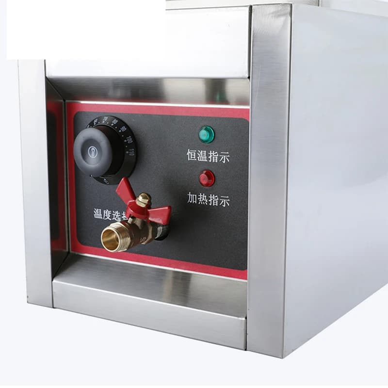 Cuocipasta elettrico Macchina per cucinare noodle da banco commerciale in acciaio inossidabile con 2 griglie Cuocipasta