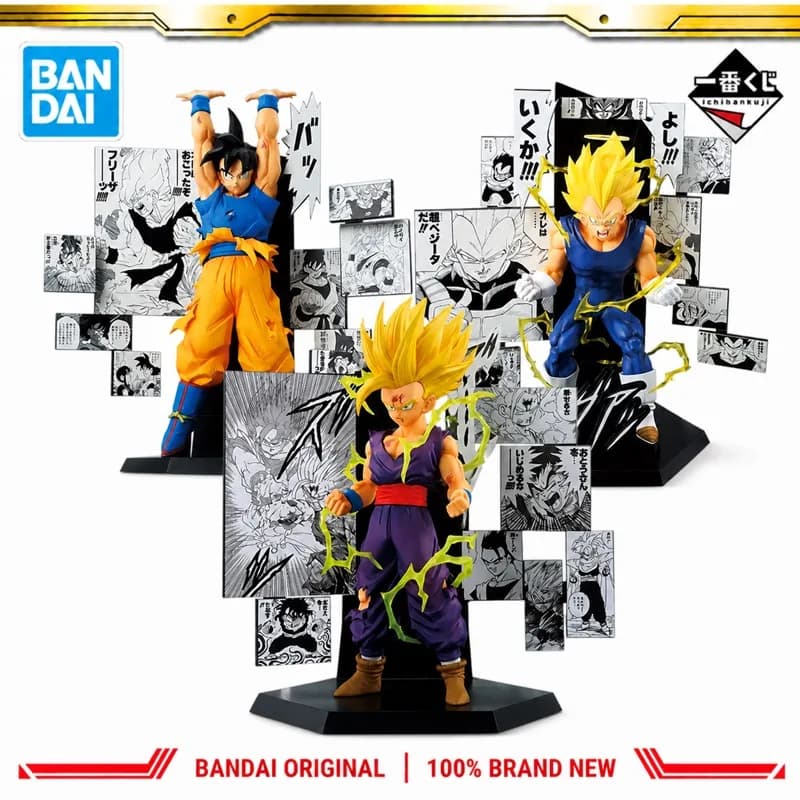 Disponibile - Bandai Originale Ichiban Kuji Dragon Ball Goku Vegeta Gohan Action Figure Modello Bambola Personaggi Anime Nuovi Sigillati