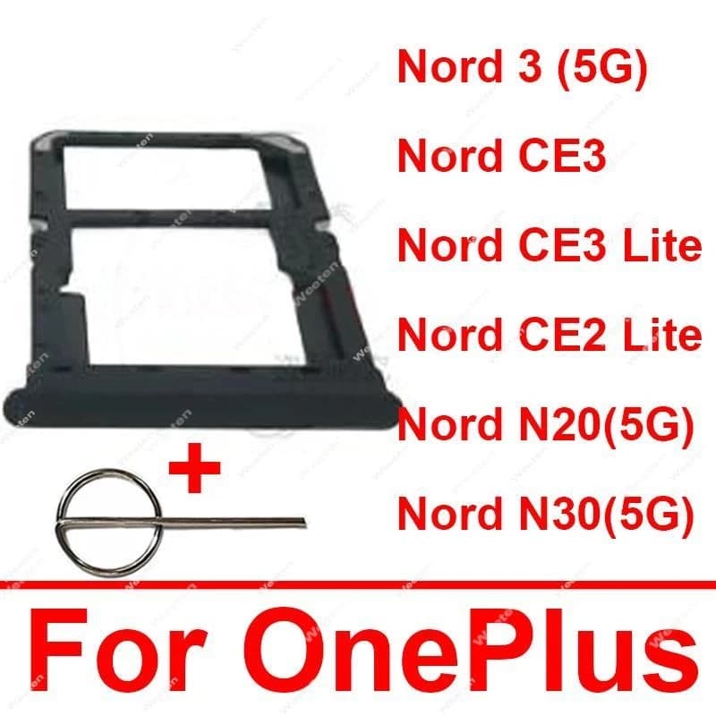 Vassoio della scheda SIM per OnePlus Oneplus Nord 3 Nord CE2 Lite CE3 Lite Nord N20 N30 CE4 Supporto SIM Slot Lettore di schede Presa Cavo flessibile