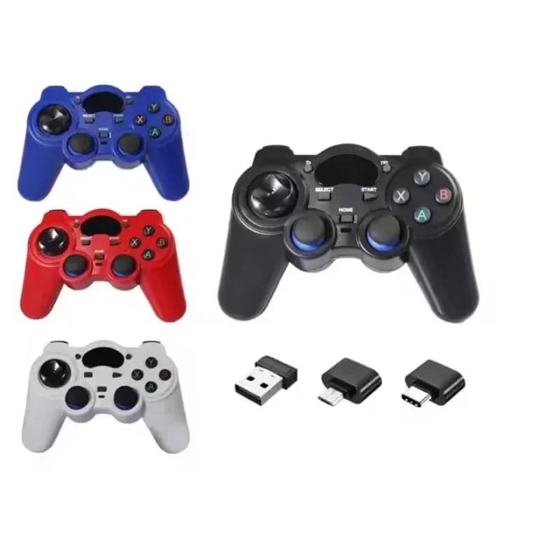 2.4G wireless camepad controller with PS3 OTG converter / TV Box / Android phone / joystick for PS3 wireless joystick PC