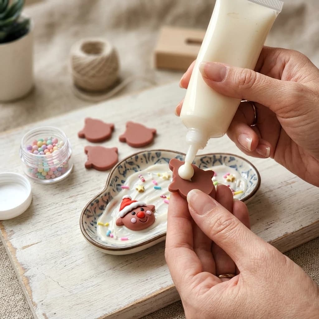 Adesivi in Resina Opaca a Tema Natalizio per Decorazioni Fai-da-Te, Accessori per Cover Telefoni, Fermagli per Capelli, Decorazioni per Feste, 10 Pezzi