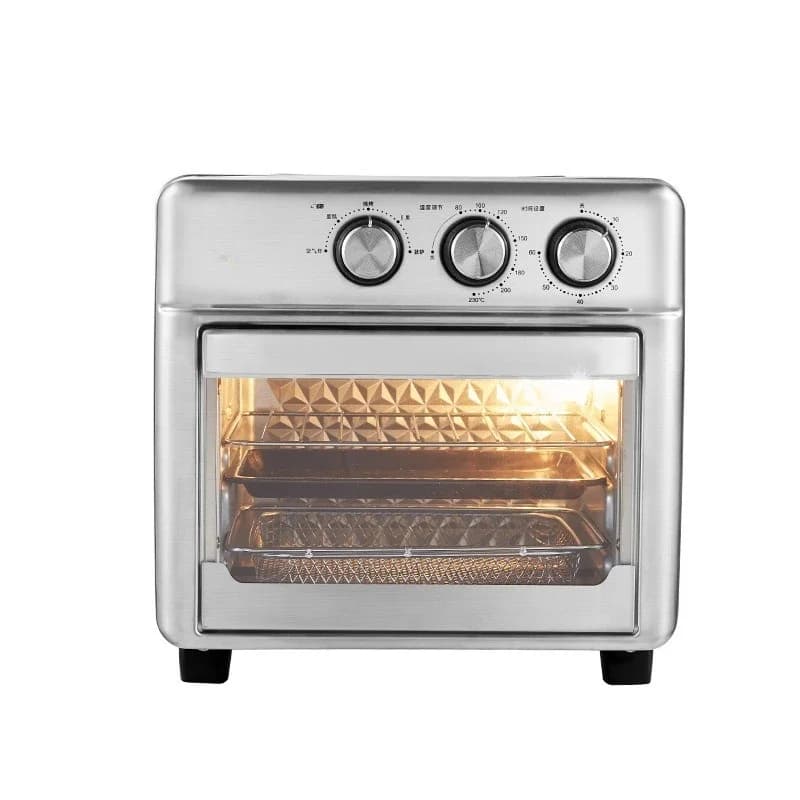 Forno elettrico fritto ad aria domestico 15L nuovo forno friggitrice elettrica visiva macchina all-in-one