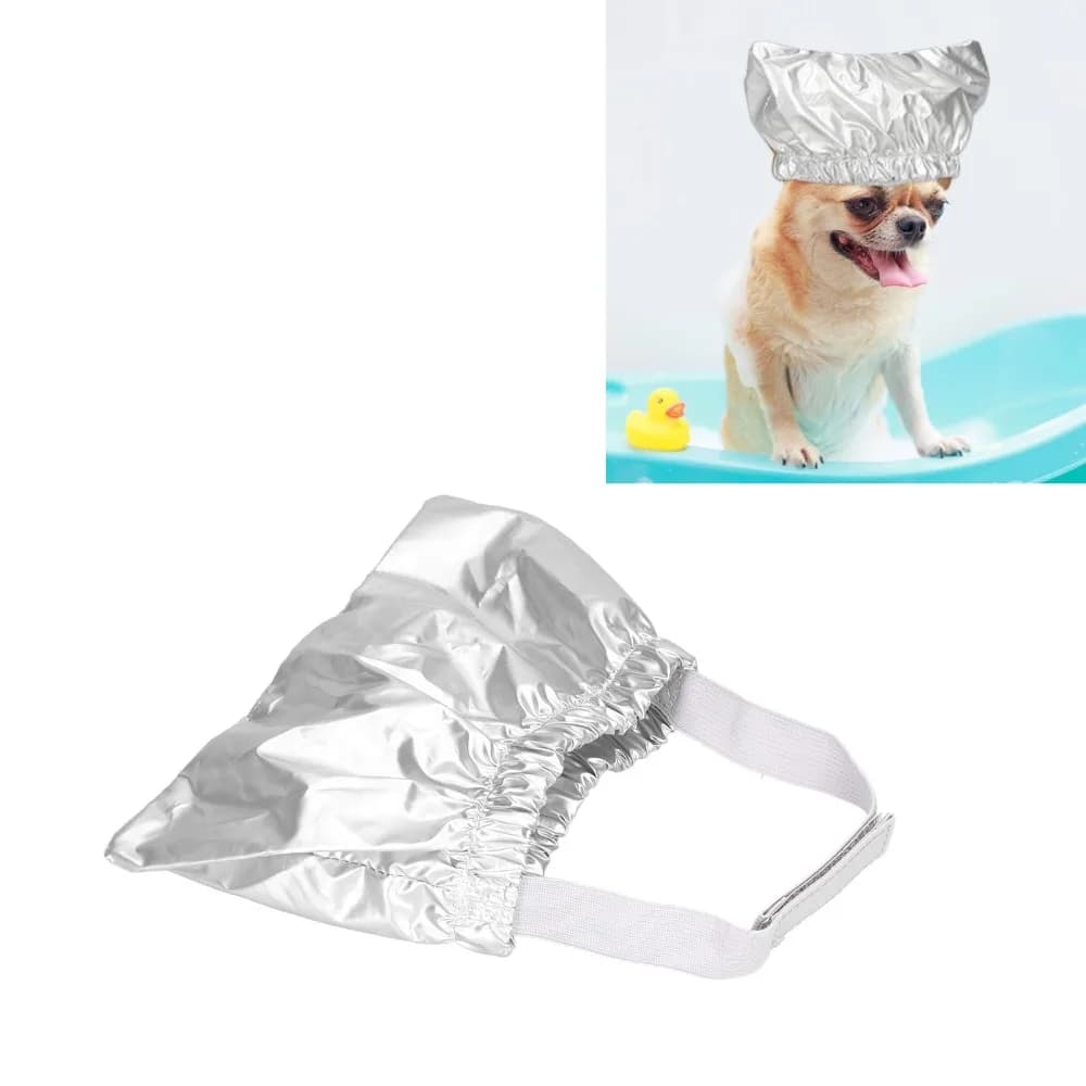 Easy-wear Waterproof Pet Shower Cap Protective Dual-use Cat Bath Cap Anti-water Soft Pet Bath Hat Pet Grooming