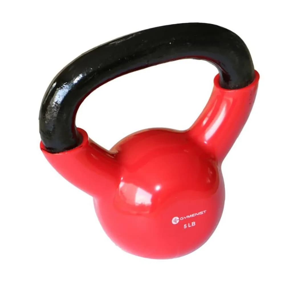Vinyl Coated Kettlebell Weight for Home Gym Strength Training Fitness Workout Exercise Equipment