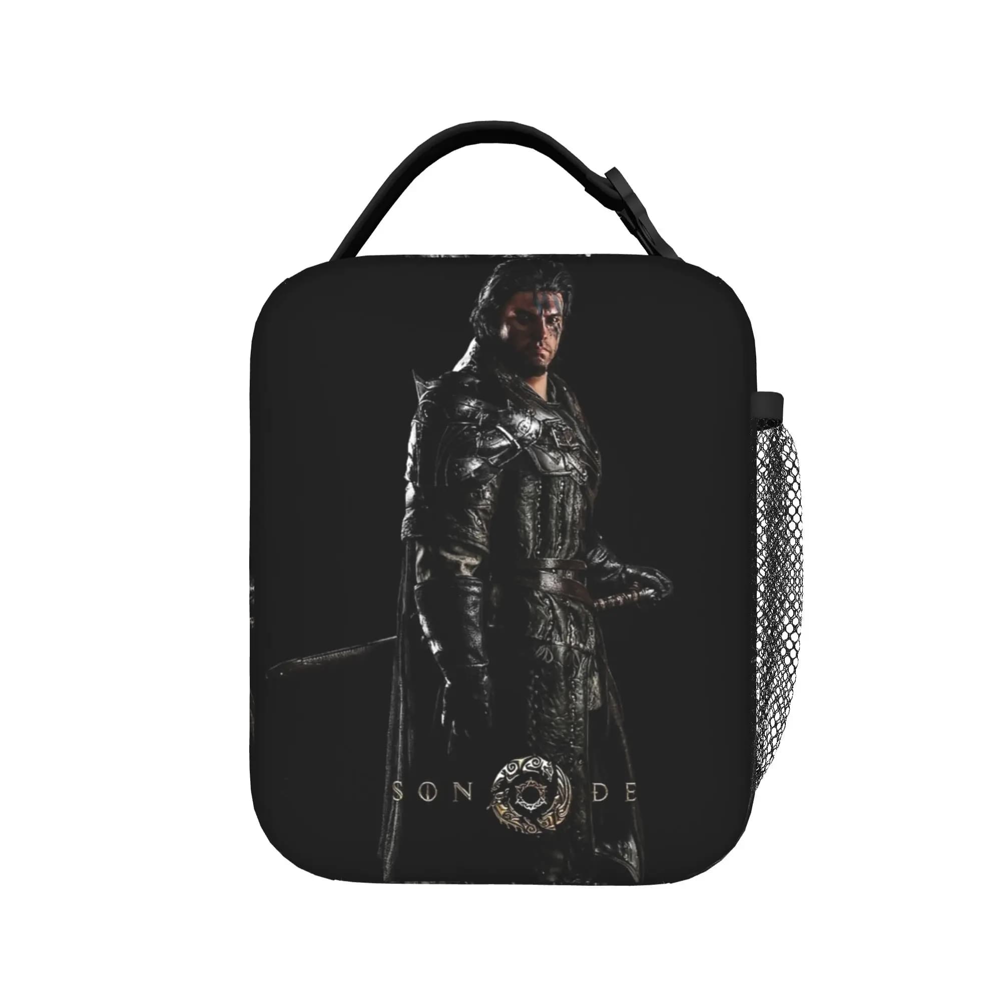 Borsa termica per il pranzo Crimson Desert Video Game, borsa termica, contenitore per il pranzo, borsa grande per il pranzo, borse per la conservazione degli alimenti, College