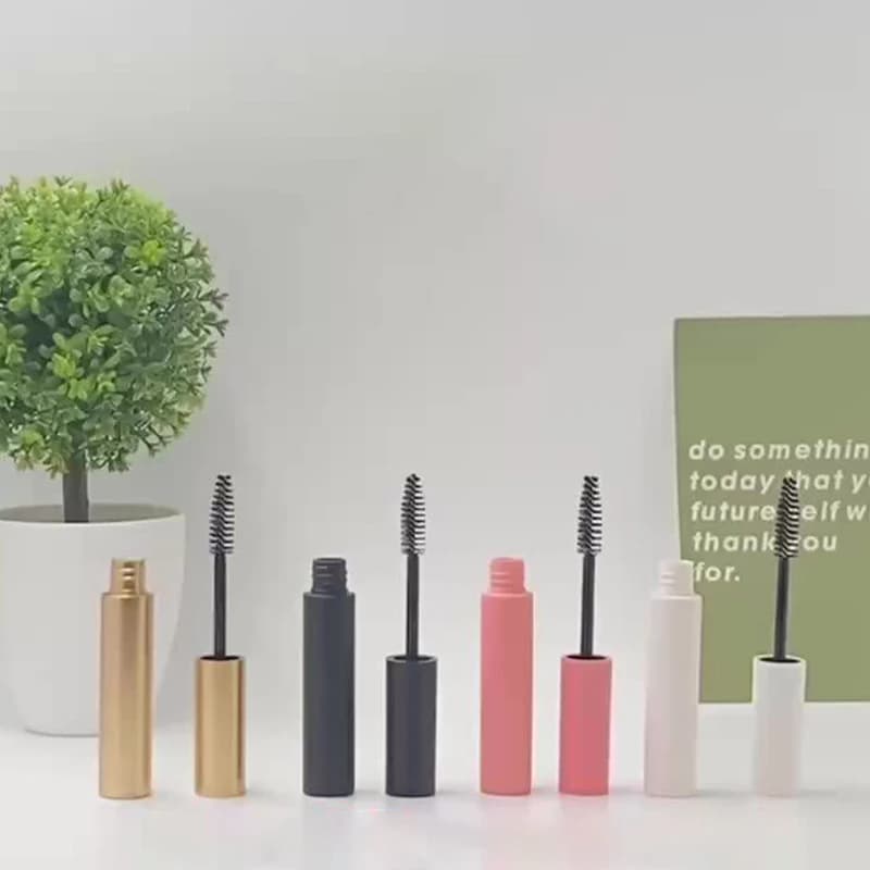 Tubo Vuoto da 10ml per Mascara con Applicatore a Pennello, Contenitore per Eyeliner Liquido e Siero per la Crescita delle Ciglia, Flacone Campione