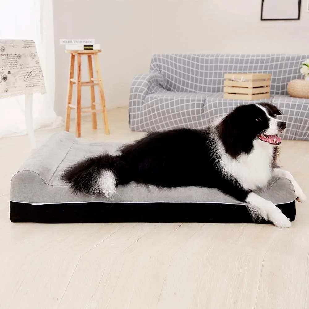 Cuscino per letto per cani di grandi dimensioni addensato Morbido e traspirante Memory Sponge Letti e tappetini per cani da compagnia Comodi accessori per cani
