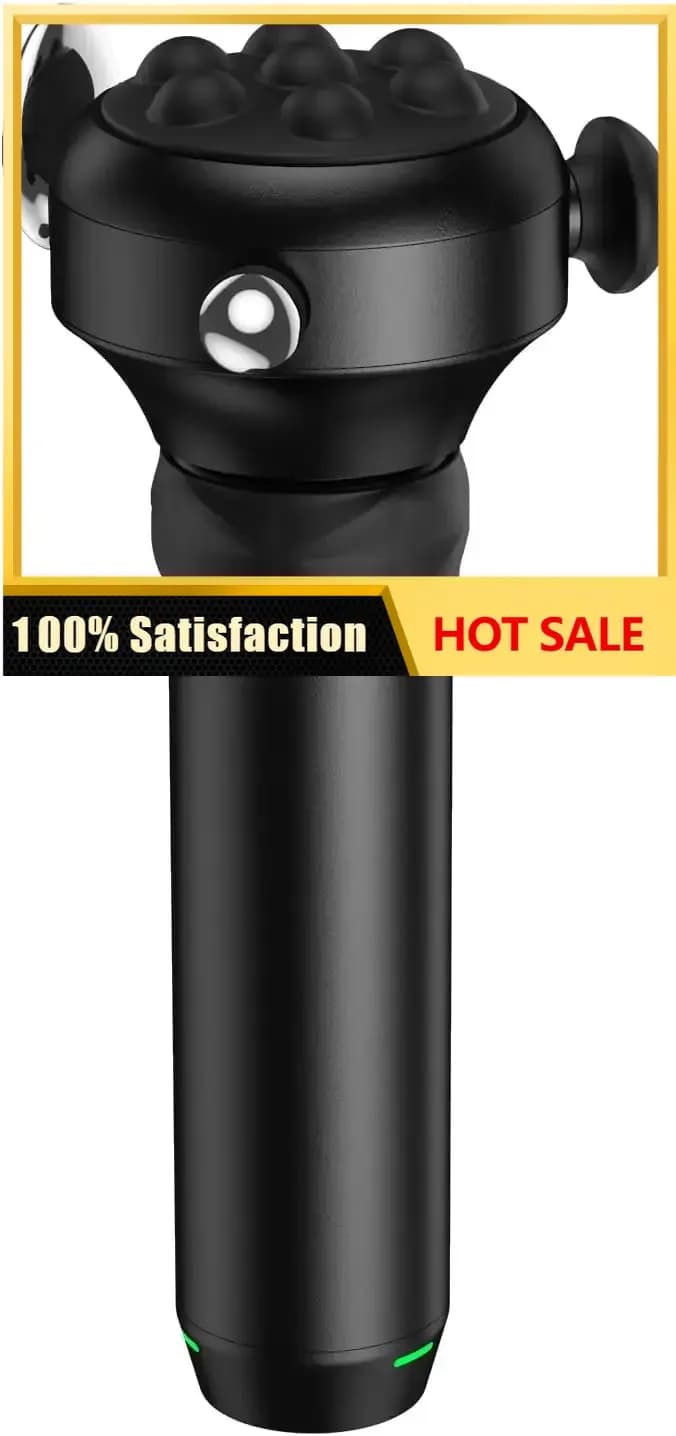 Pro Max Vibration Therapy Massage Gun, 6500RPM Handheld Deep Tissue Muscle Massager, Fascia Release Massage & Neck, Back