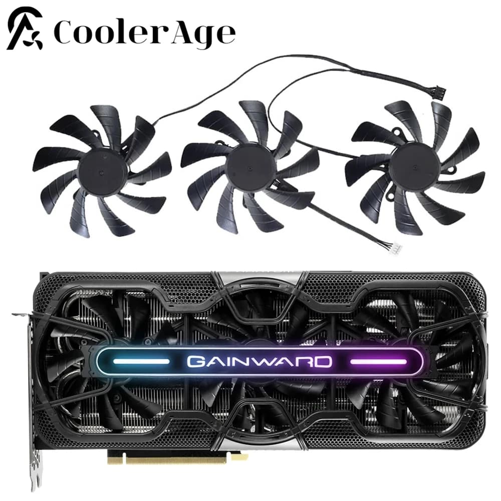 Per Gainward GeForce RTX 3090 3080 3070 ventola per scheda Video Phantom 85MM T128010SU RTX3090 RTX3080 RTX3070 ventola GPU