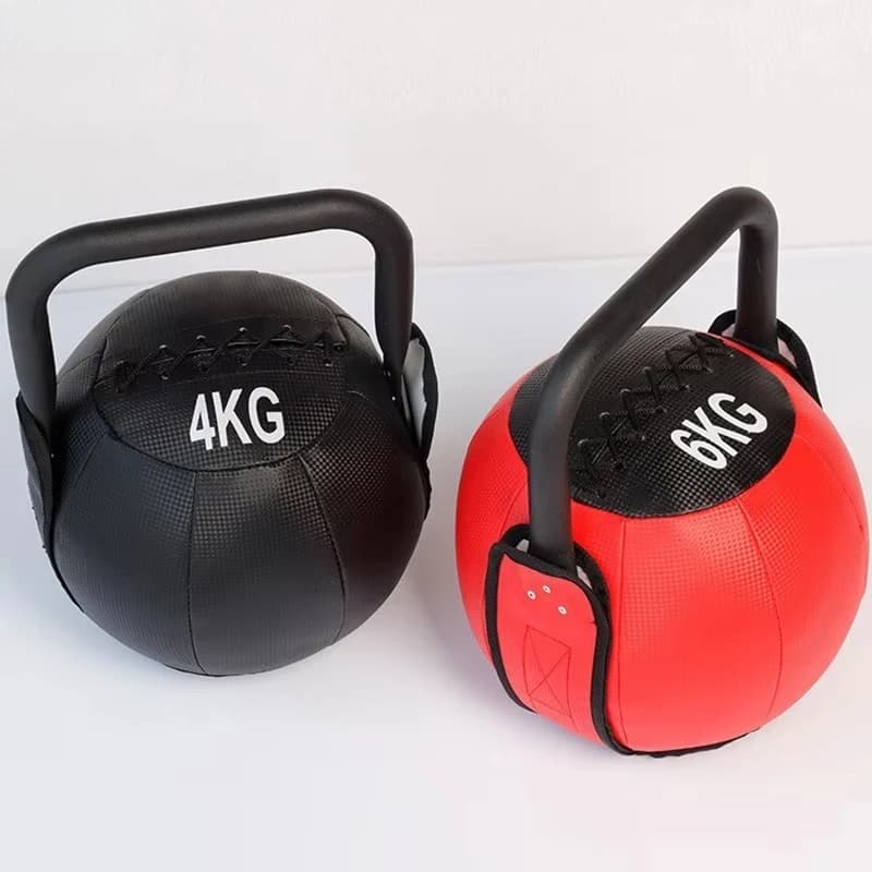 Bag Shape Solid Cast Iron Silicone Kettlebell For Women Daily Arm Muscle Strength Training