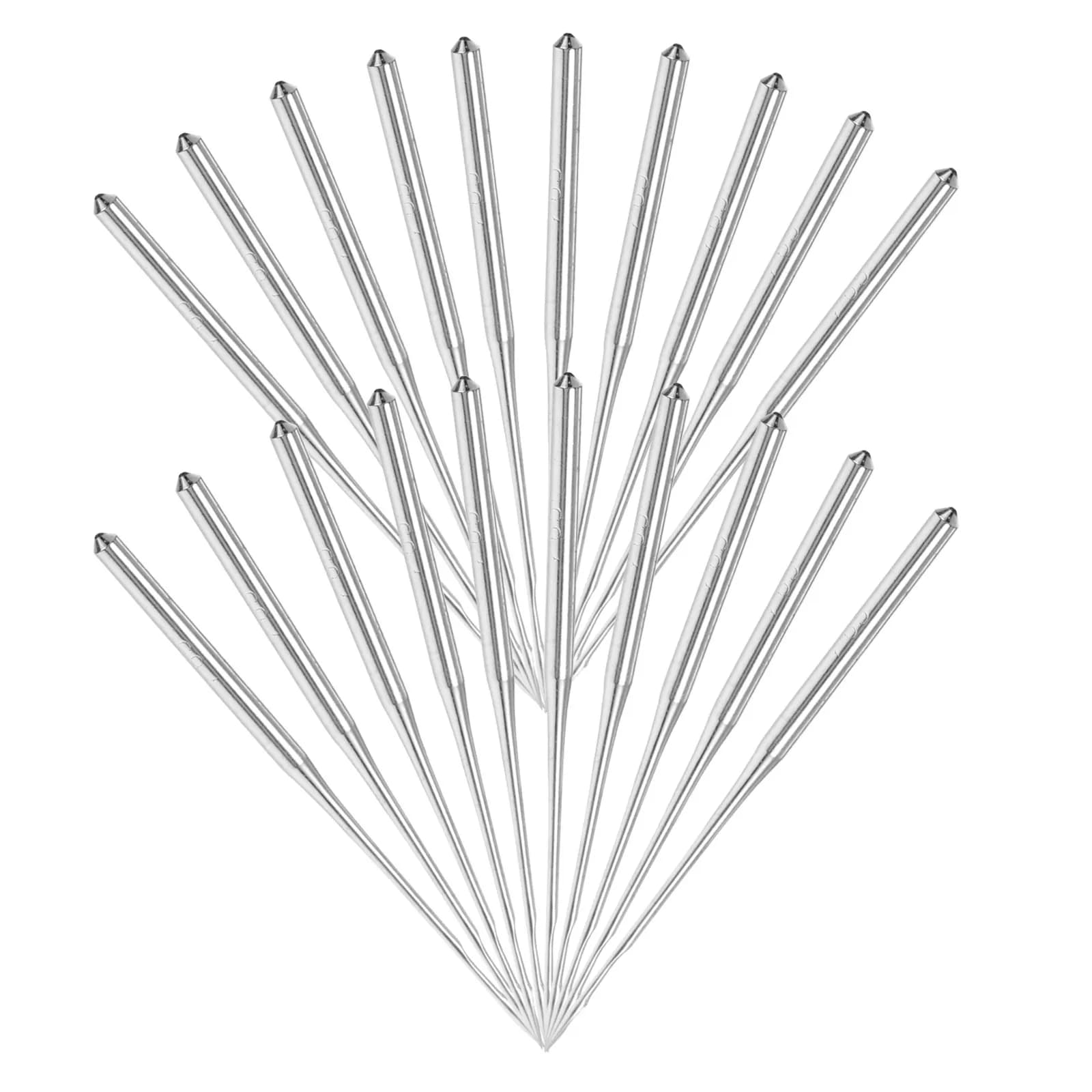 100Pcs Metal Sewing Machine Needles Heavy Duty Professional Grade for Fabric Paper Craft DIY Sewing Supplies Sturdy Side
