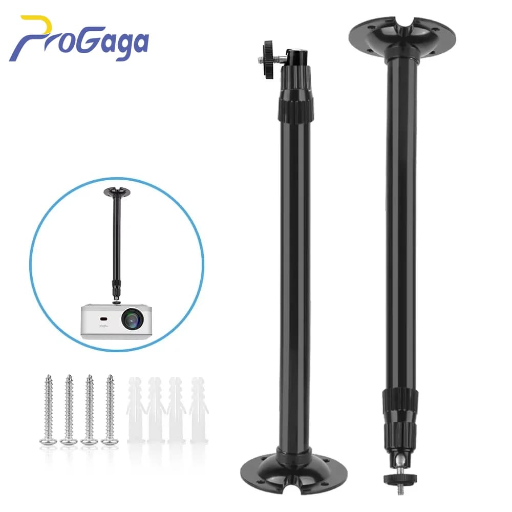 Mini supporto per proiettore 6mm 40cm 60cm 80cm Staffa per montaggio a parete per soffitto TD80W HY300PRO HY310 HY320 Supporto per fascio per proiettore