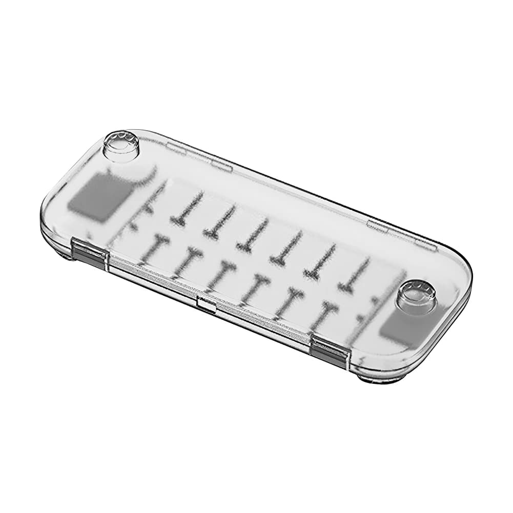 Guscio di archiviazione trasparente per Nintendo Switch 2 Custodia protettiva trasparente per scatola di immagazzinaggio con maniglia per console Switch 2