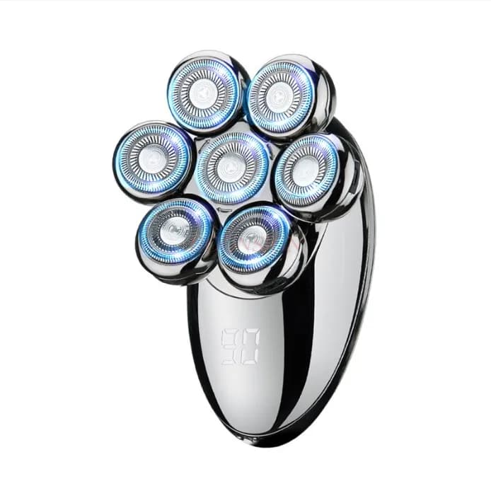 7D Rechargeable Calve Head Shavers Kit For Men LED Display USB Shaving Heads Electric Shaving Ear nose Hair Trimmer