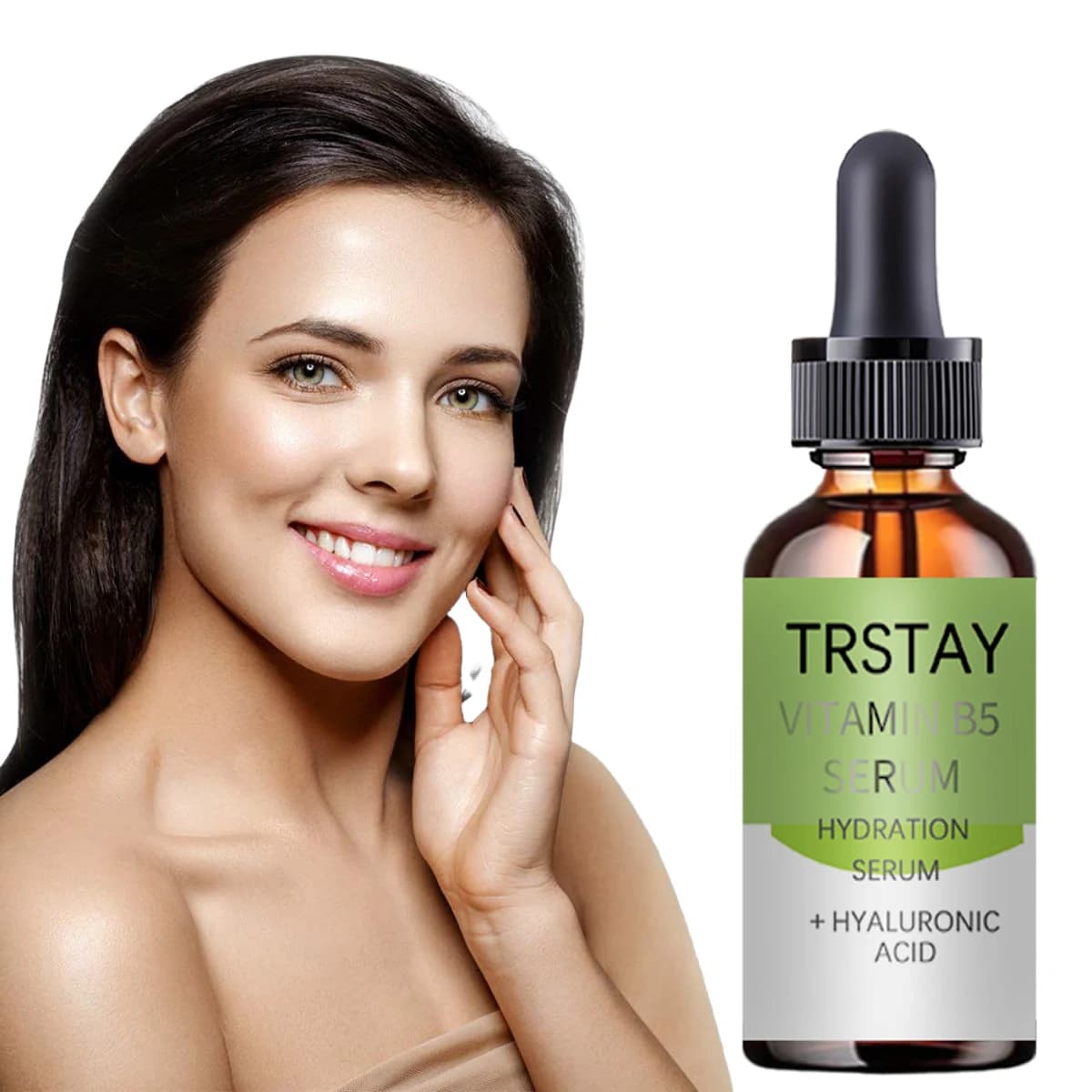 Vitamina B5 Siero viso Liscio Idratante Riparazione Pelle secca Aloe Lenisce i pori Ridurre Rassodante Idratante Controllo del petrolio Essenza per il viso