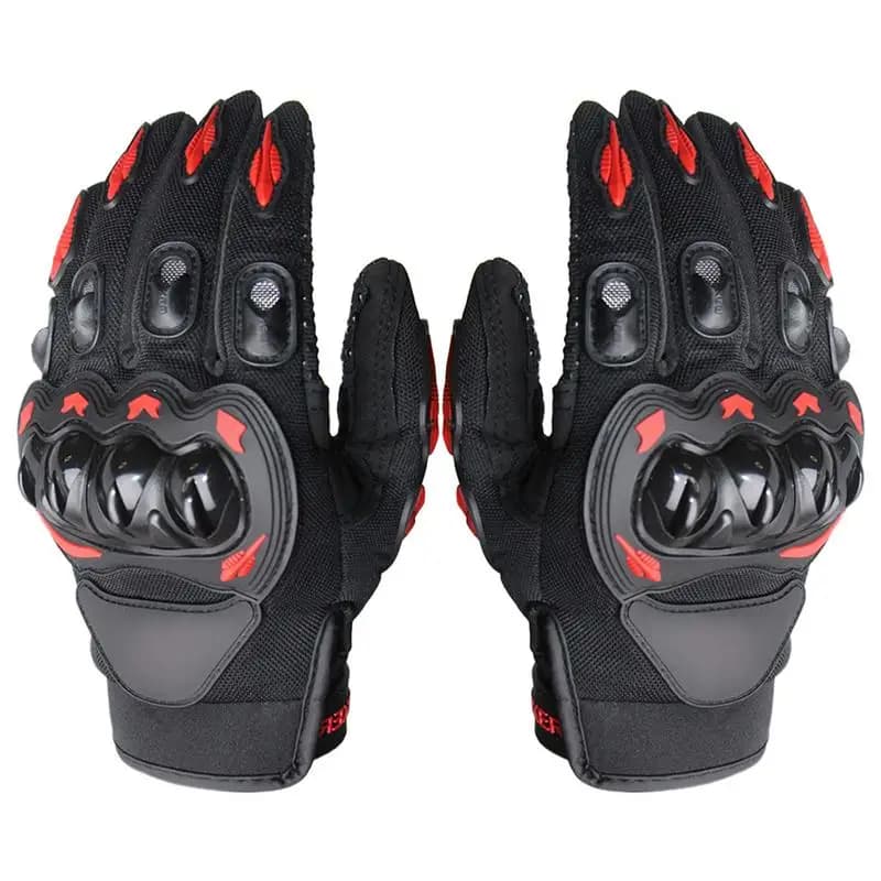 Guanti Guanti da moto sportivi Guanti da moto Guscio rigido Guanti sportivi da esterno traspiranti protettivi per dita intere per il comfort di guida