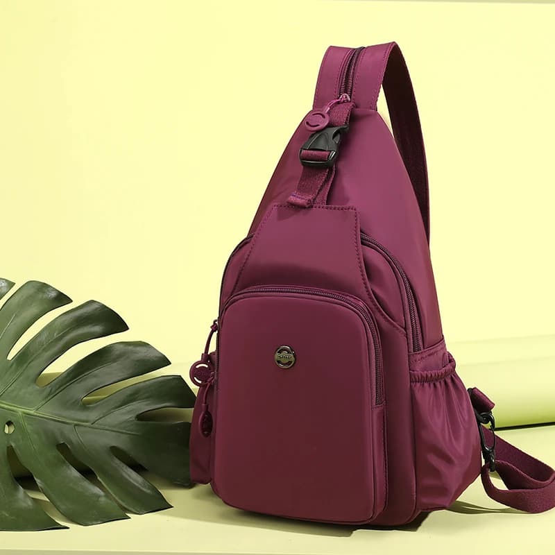 Mini zaino multifunzionale da donna autentico Mew, borsa da petto alla moda, borsa a tracolla leggera da viaggio