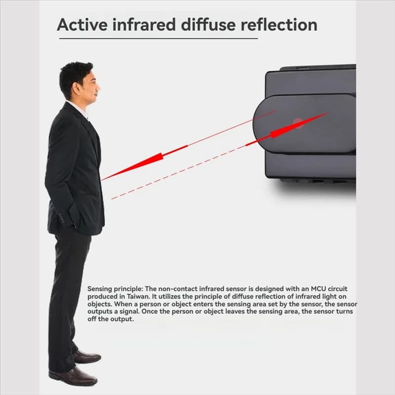 Modulo interruttore di induzione fotoelettrico a infrarossi PHILE Sensore di prossimità DC 5V Macchina pubblicitaria Riflessione diffusa attiva