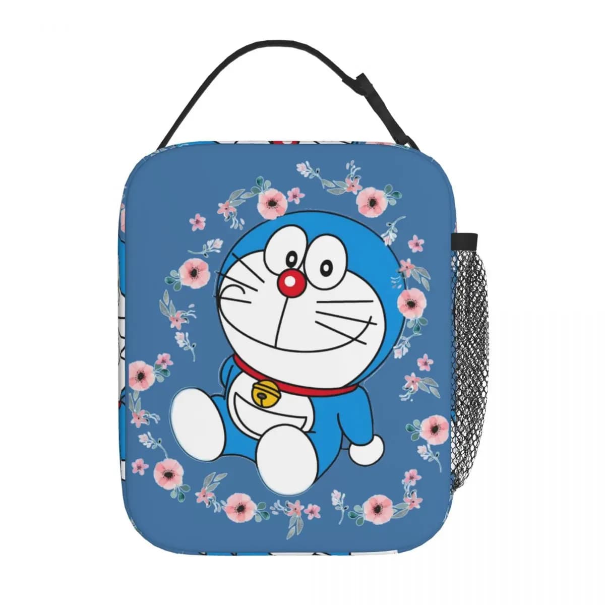 Borsa Termica per Pranzo Personalizzata con Cartoni Animati Doraemon, Contenitore Portatile per Alimenti a Forma di Gatto Robot per Scuola