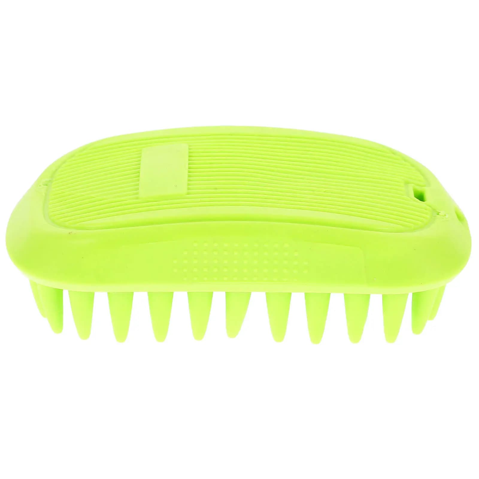 Spazzola in Silicone per Shampoo per Animali Domestici, Setole Morbide in Silicone, Spazzola per Bagno e Toelettatura Cani e Gatti, Rimozione Pelo, Manico Antiscivolo