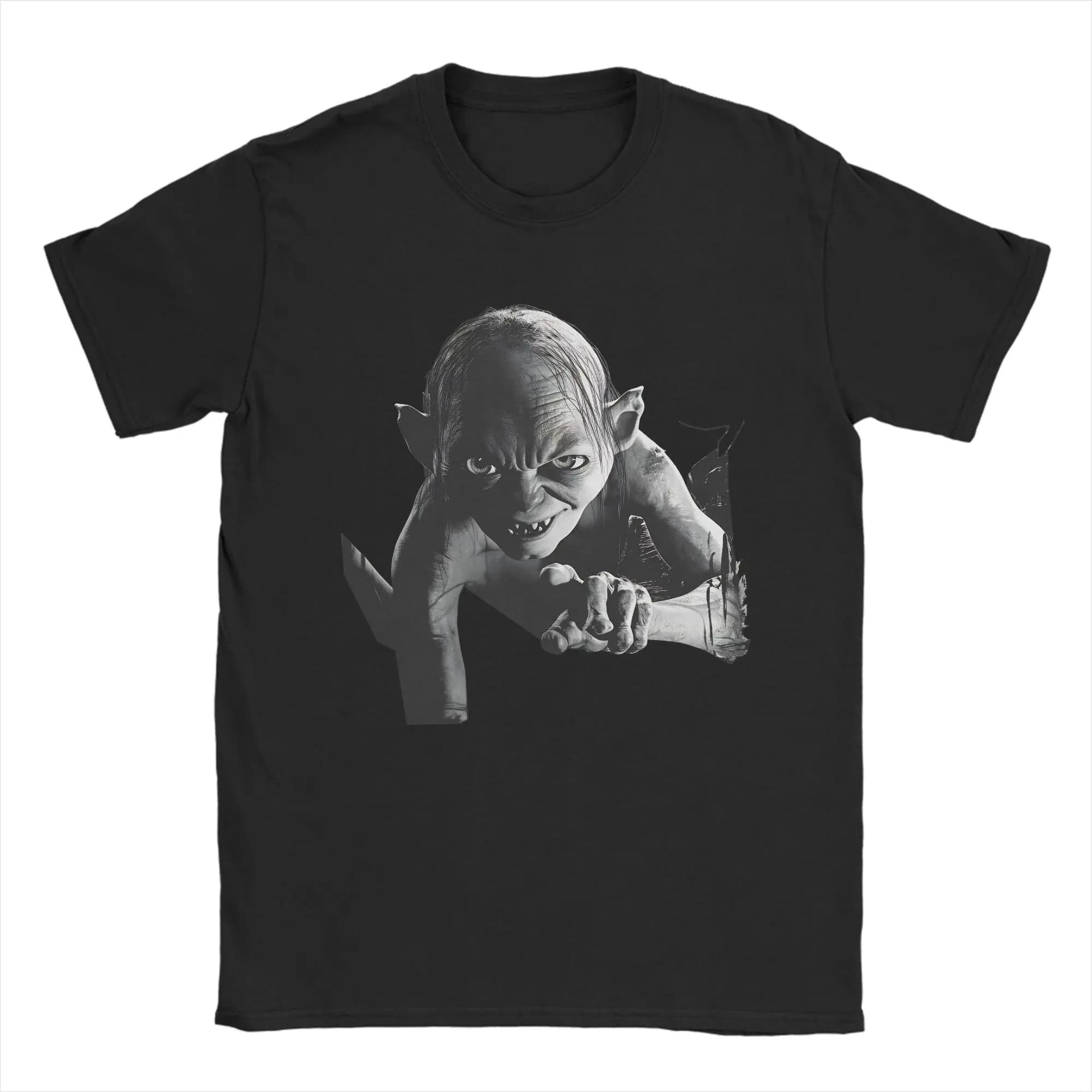 Men's and Women's T-shirt Gollum Shadow Crawl L-Lords Of The R-Rings MemeClothing Creative Short Sleeve T-shirt with Crew Neck New T-shirt