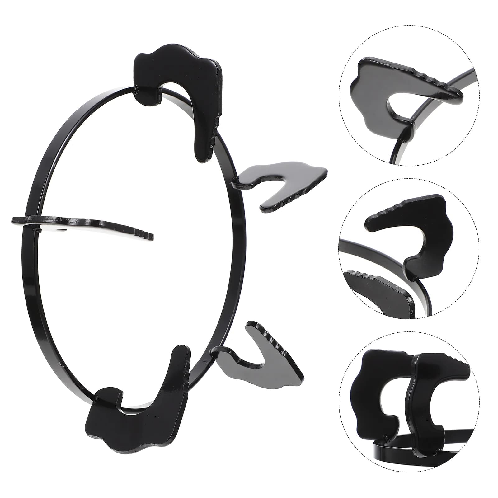 Staffa per pentola per fornello a Gas cremagliera antiscivolo pratica staffa per fornello a Gas cremagliera per bruciatore a Gas cucina Wok Rack