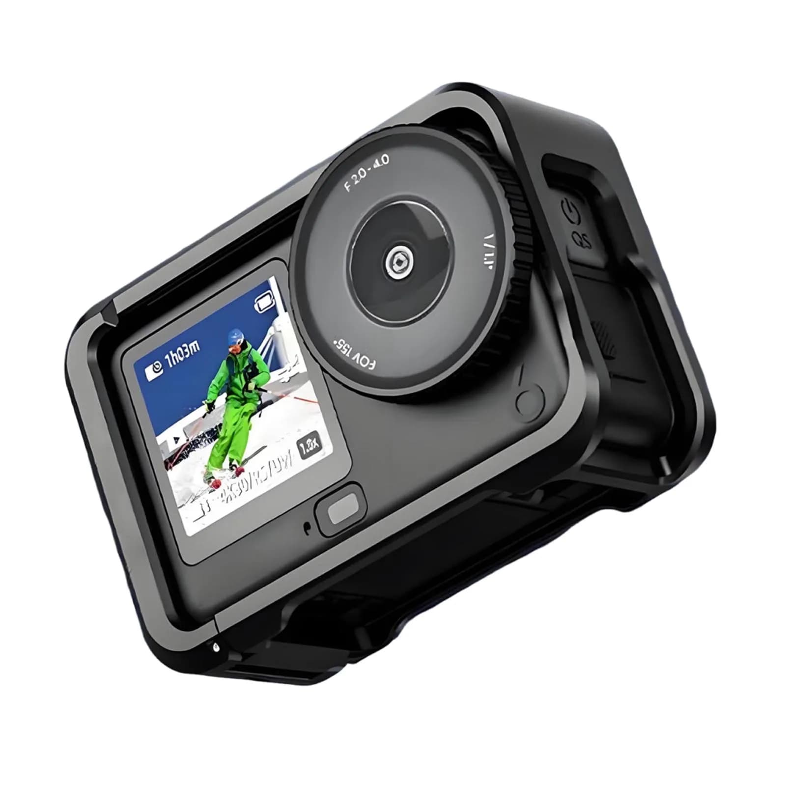 Gabbia in Metallo in Lega di Alluminio con Copriobiettivo per Fotocamera DJI Osmo Action 6