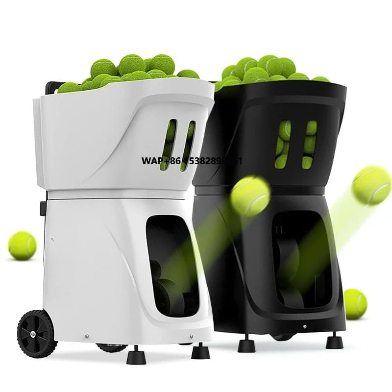 Macchina Professionale per Palline da Tennis e Padel con Controllo APP, per Allenamento all'Aperto