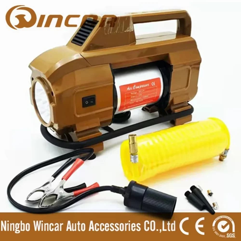 2025/Compressore d'aria portatile per compressori d'aria 12V per impieghi gravosi Gonfiatore per pneumatici fuoristrada per auto
