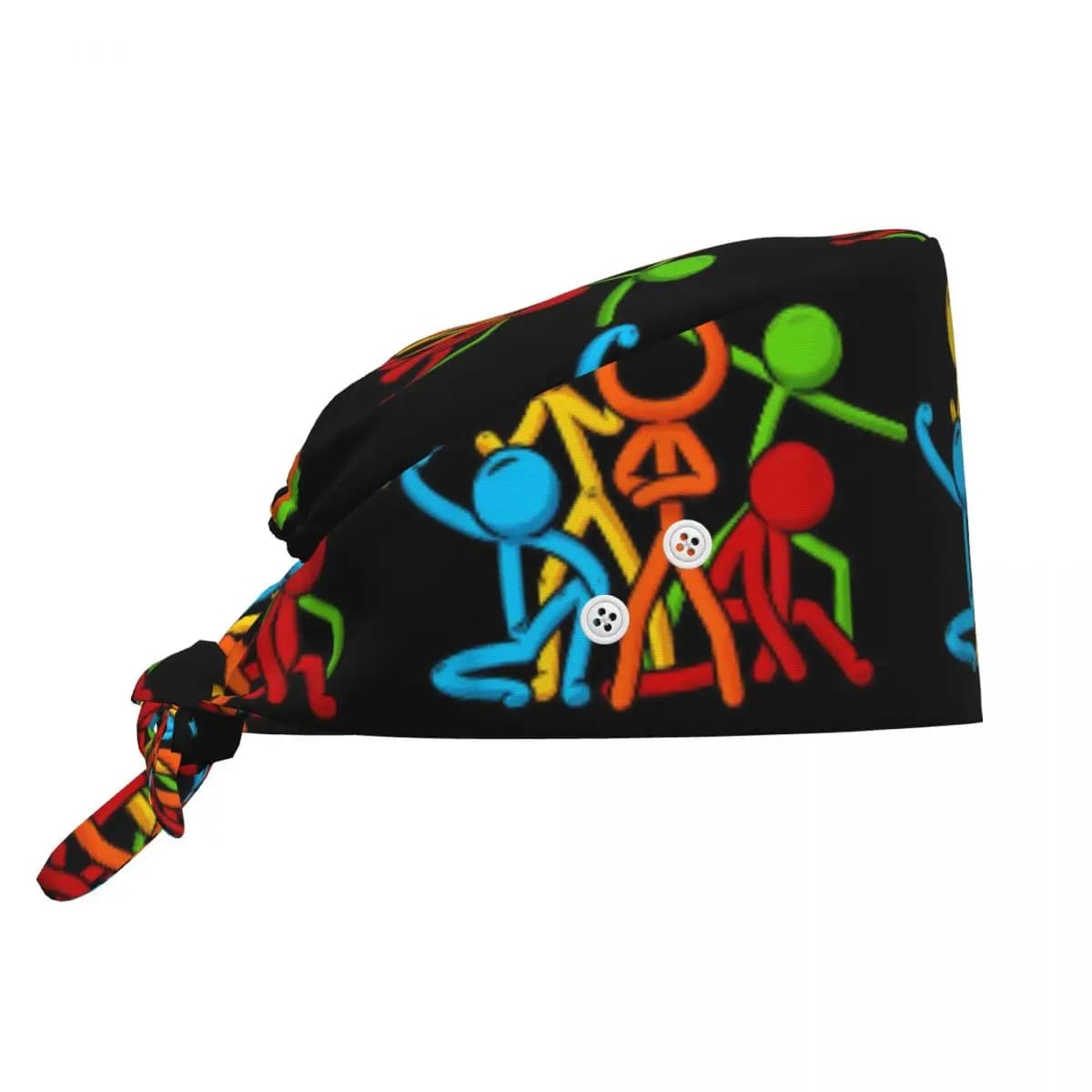 Cappello Chirurgico Alan Animation Becker, Berretto da Lavoro per Medici, Cappello Regolabile per Infermieri e Dentisti, Unisex
