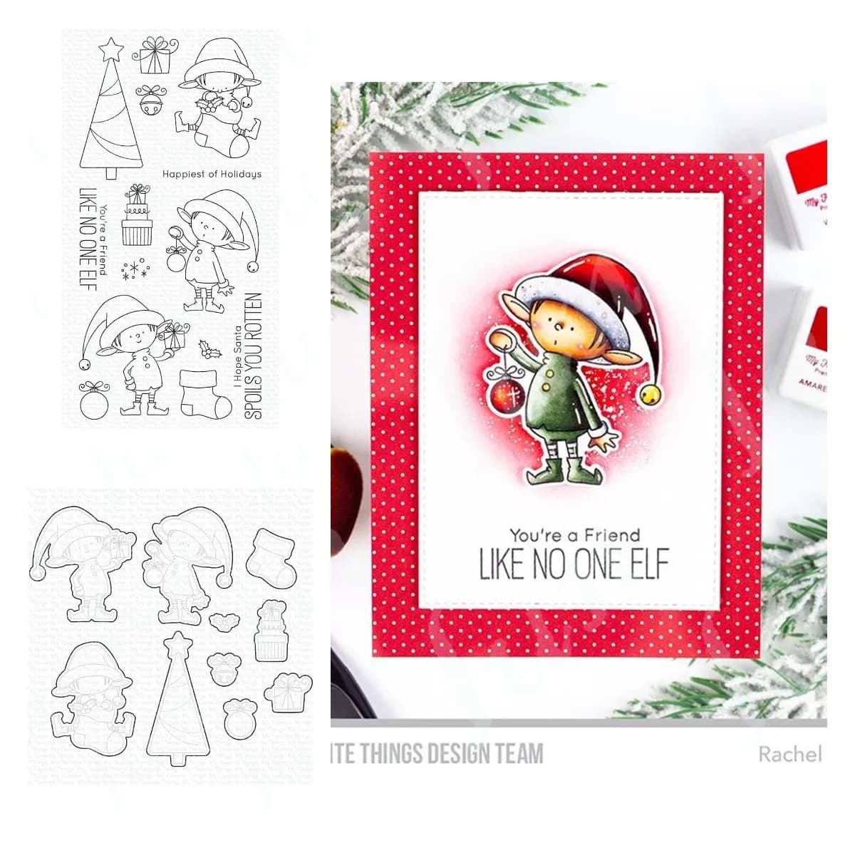 Metal cutters and stamps in Silicone molds for christmas baboon elves Scrapbooking DIY Album handmade stamp stamped sheet greeting card