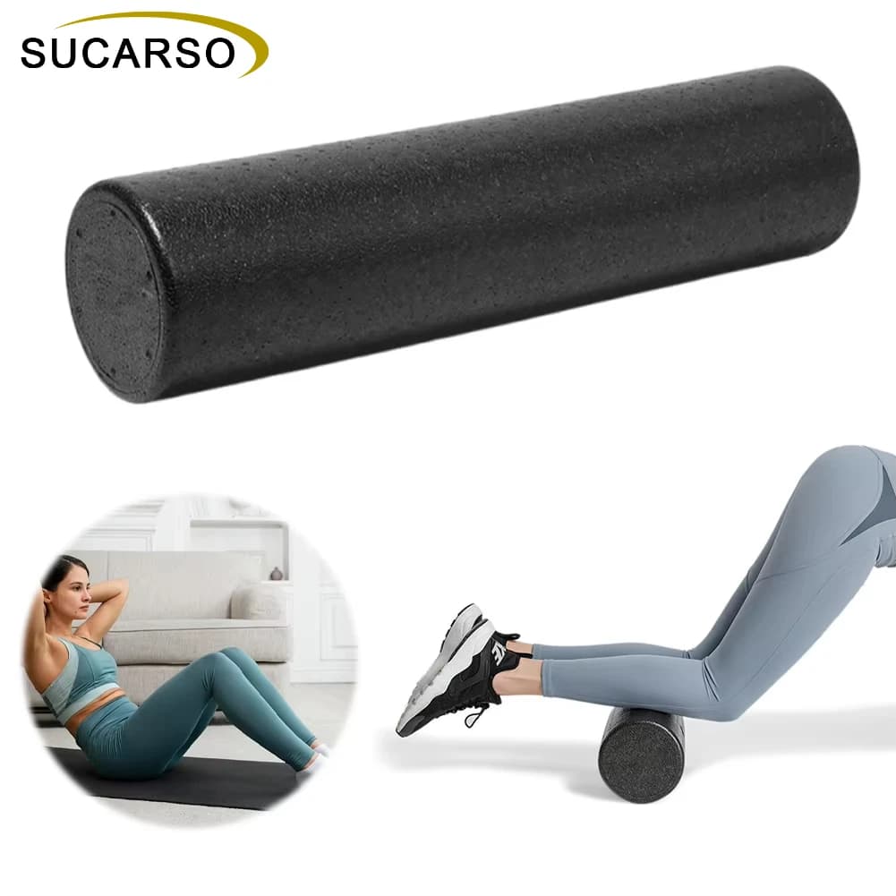 30/45cm Fitness Foam Roller Epp Yoga Foam Massage Roller High-Density Deep Tissue Massager for Back Legs Muscle Relaxation