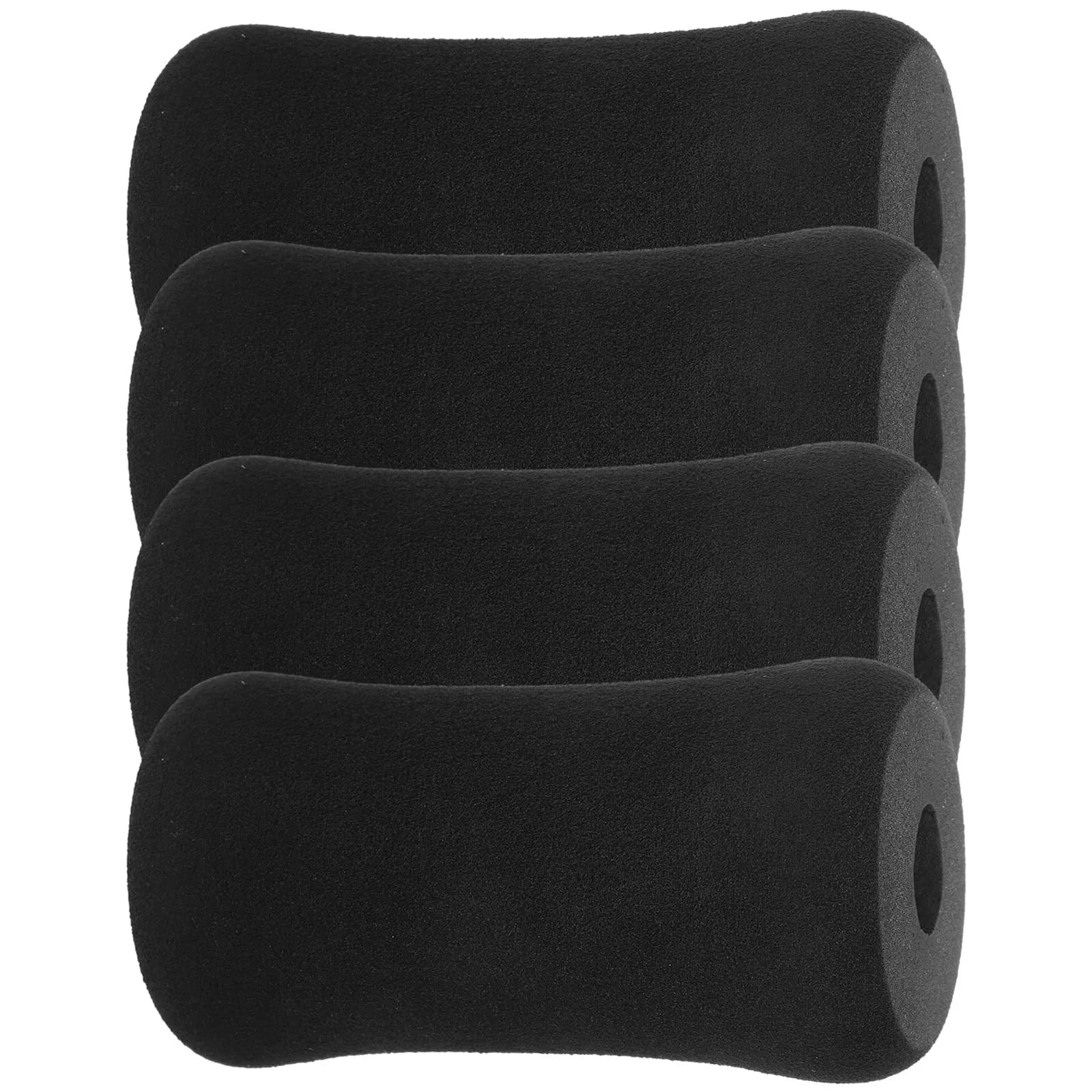4 Pezzi di Ricambio: Coperture in Schiuma per Rulli e Manicotti per Macchine Leg Extension - Ricambi per Attrezzature Fitness e Palestra