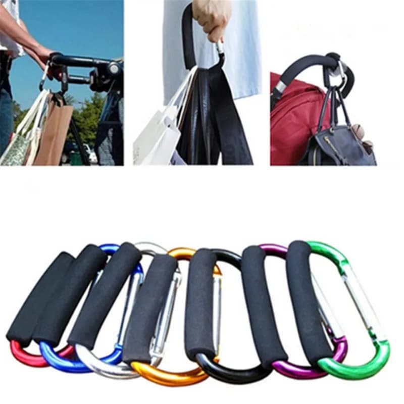 Gancio per passeggino 1 pezzo, gancio dedicato per passeggino, gancio porta borsa per zaino auto, gancio universale per passeggino per appendere borse della spesa