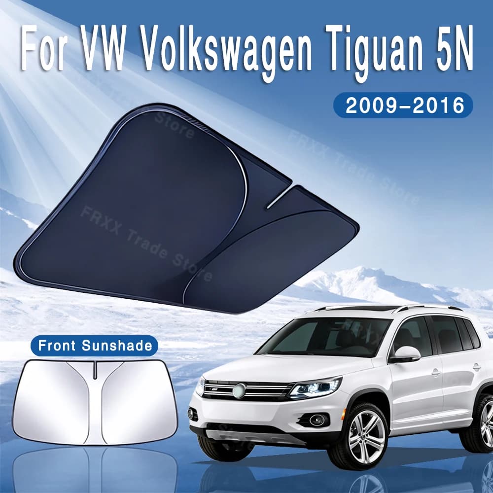 Auto Visiera Parasole Parabrezza Anteriore Parasole Isolamento Termico Estate Accessori Auto Per VW Volkswagen Tiguan 5N 2009 ~ 2016 2015 2016