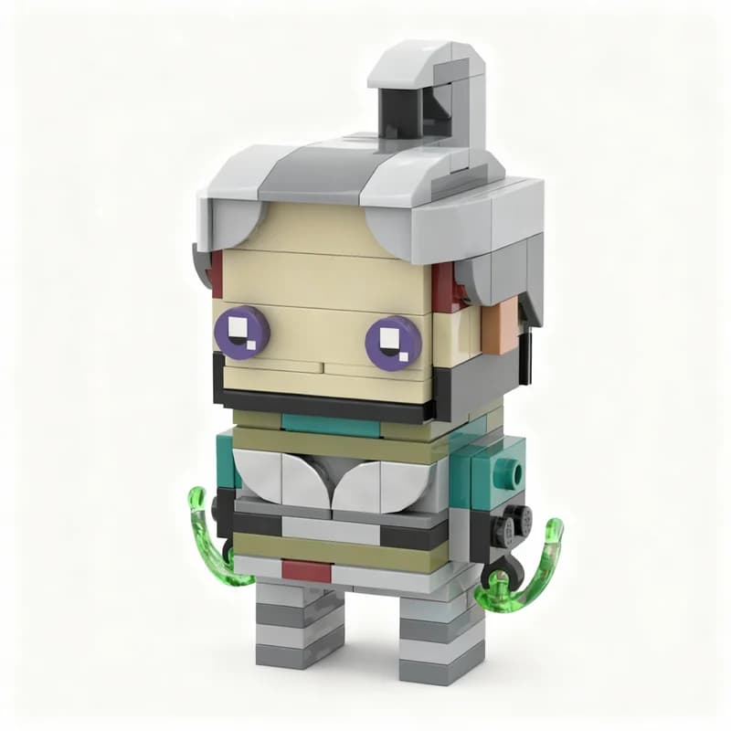 Set di Costruzioni MOC Eleanor BrickHead Warframe, 155 Pezzi, Modello Brickheadz, Gioco di Costruzione, Regalo di Natale, Idea Creativa Fai-da-Te